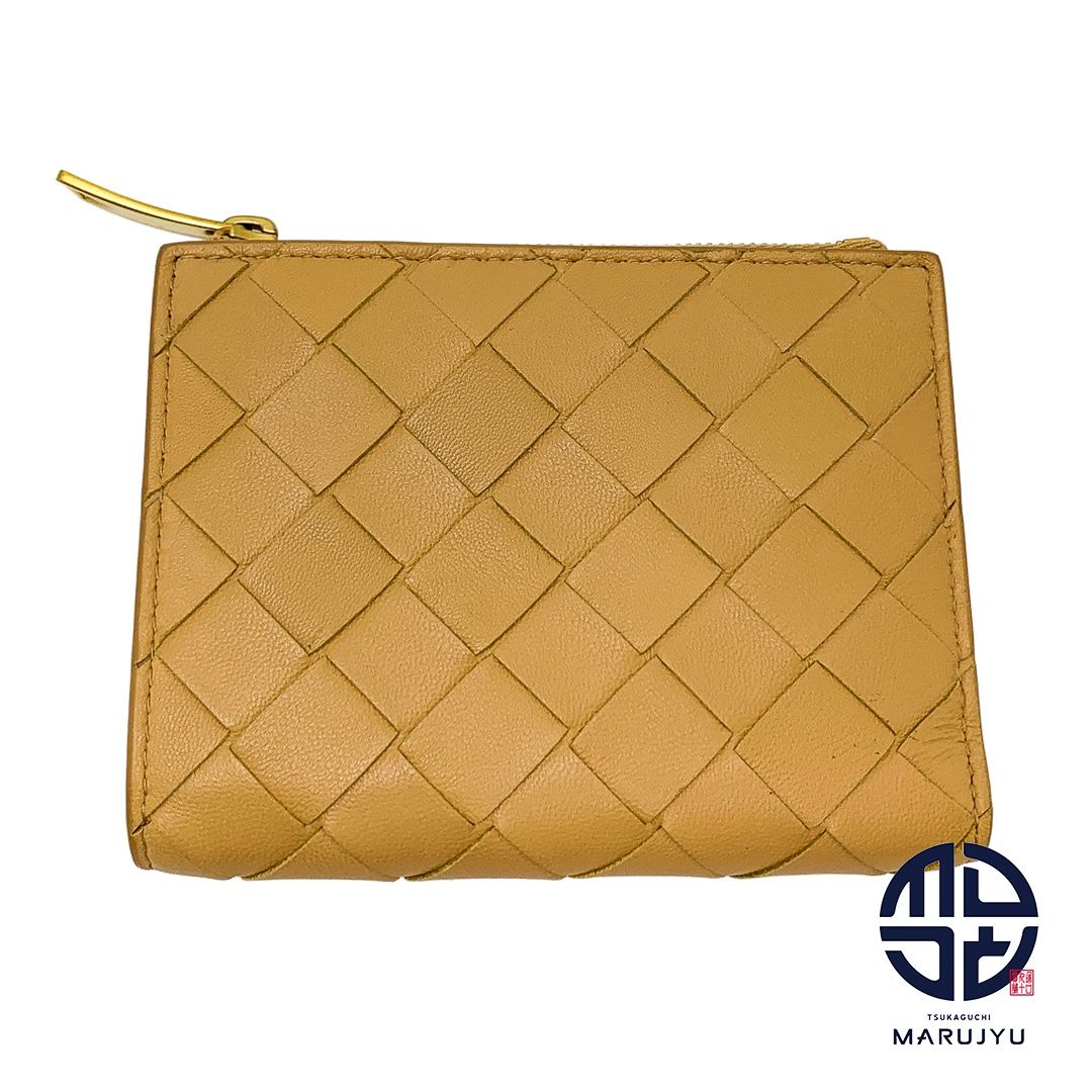BOTTEGA VENETA 二つ折り財布 ベージュ イントレチャート 三越伊勢丹 | Bottega Veneta/ボッテガ・ヴェネタ_Women通販