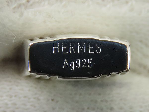 【新品仕上げ】エルメス HERMES アミュレット カデナモチーフ ケリー ネックレス ペンダント チョーカー シルバー925 Ag925