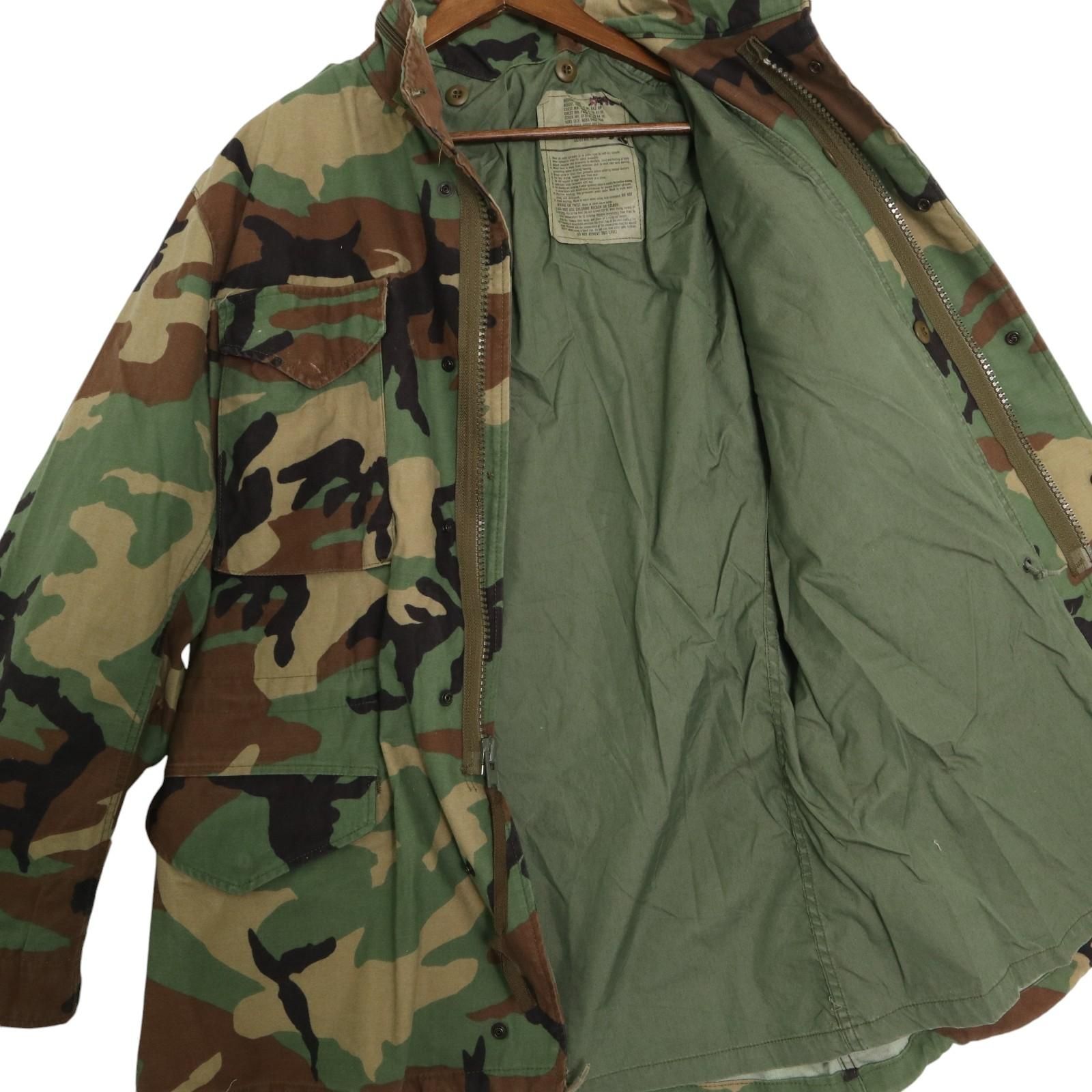 90s m-65 U.S.ARMYミリタリージャケットフィールドジャケット迷彩 90年代 米軍実物 U.S.ARMY M-65 フィールドジャケット 4th