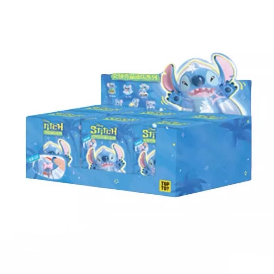 6点 ｜ Disney x TOPTOY Stitch スティッチ 史迪奇萌动乐” 運動中の楽しいのスティッチ ” 中国 モデル 全種類｜動くことができる blue 6点