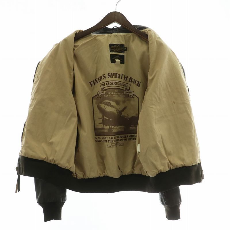 【Cooper】 クーパー　A-2 フライトジャケット USA製 COOPER A-2 レザー フライト ジャケット 34R 小さめS程度
