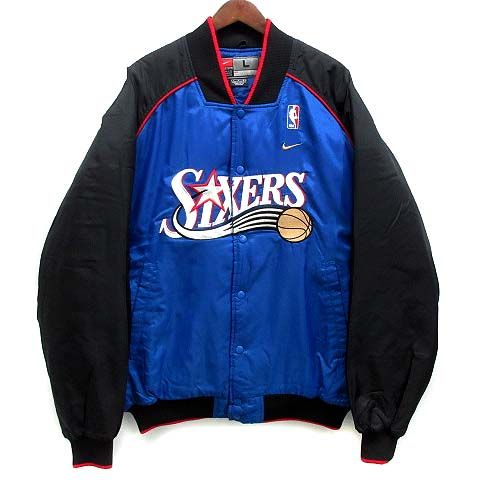 ナイキ NIKE NBA シクサーズ SIXERS ナイロン スタジャン バーシティ 