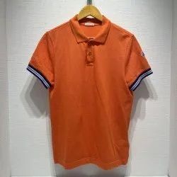 美品！ MONCLER モンクレール 半袖 夏 ポロシャツ オレンジ モンクレ 