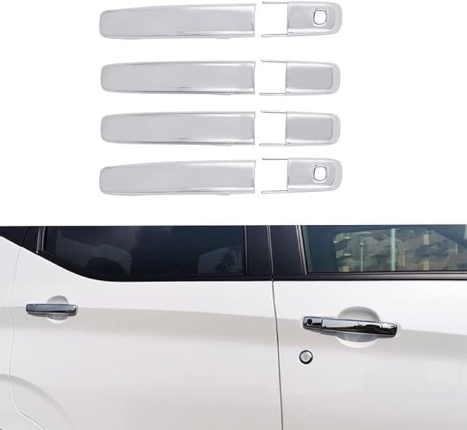 Catland 日産 デイズ ドアハンドルカバー プロテクター カスタム アクセサリー 三菱 ekクロス ekクロススペース NISSAN DAYZ ハイウェイスター B4系 専用 パーツ メッキ ドアノブハンドル カバー 保