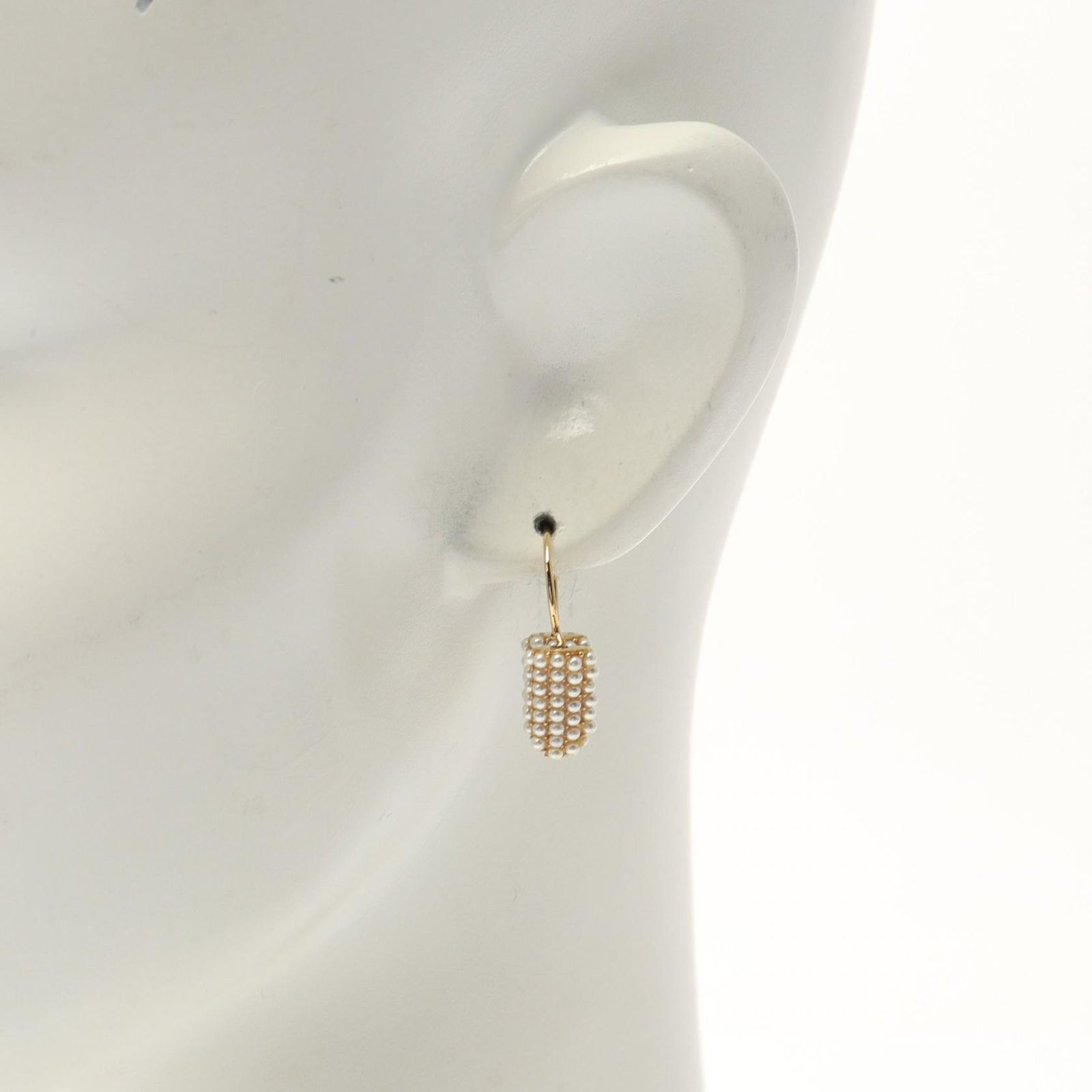 ルイ・ヴィトン LOUIS VUITTON ピアス ブッフル ドレイユ フープ