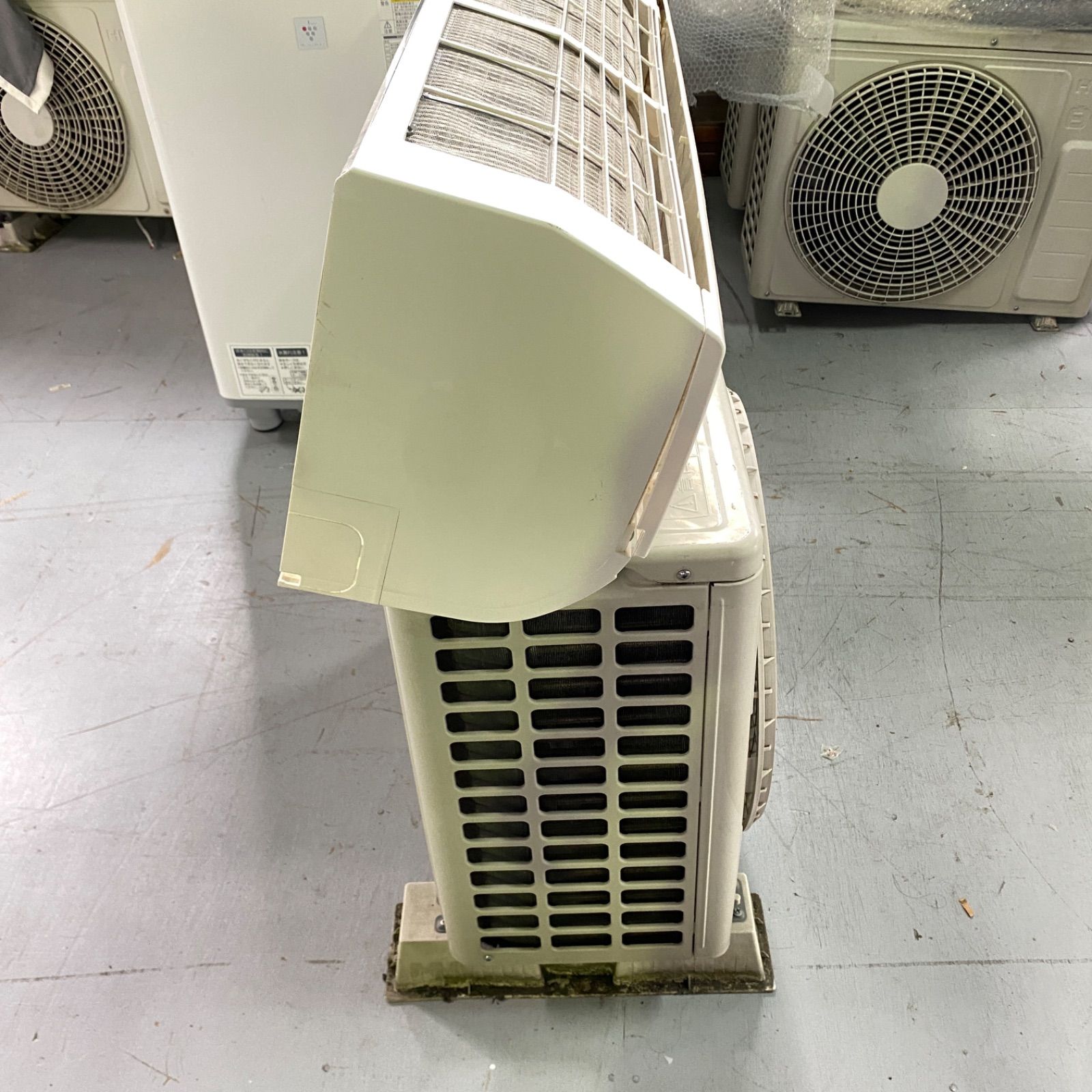 エアコン⑤ HITACHI ヒタチ RAS-AJ28H(W) リモコン付き 2018年製 10畳 
