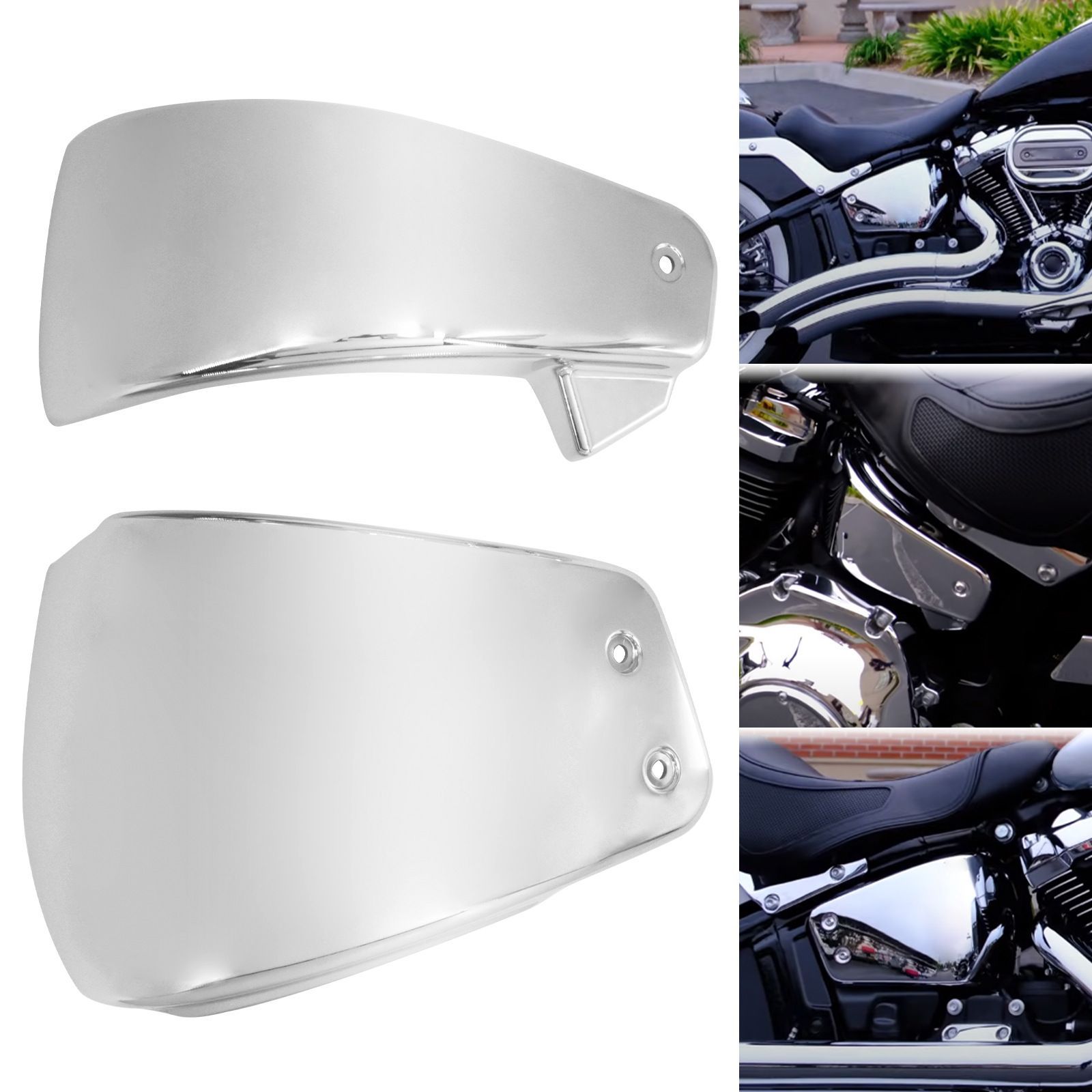 ハーレー ソフテイル 2018年以降 平面バッテリーカバー 側カバー 電池カバー Breakout|Fat Boy|FXDR|Fat Bob|Street Bob対応WP人気注目WP春