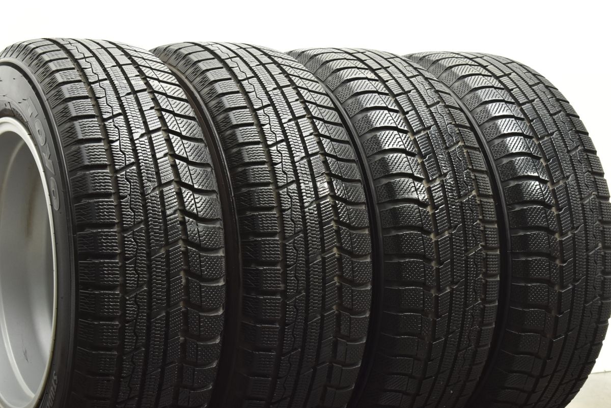 程度良好 トヨタ 50 プリウス 後期 純正 15in 6.5J 40 PCD100 トーヨー ウィンタートランパス TX 195 65R15 カローラツーリング 流用 FFCRYSTALESIA_COM