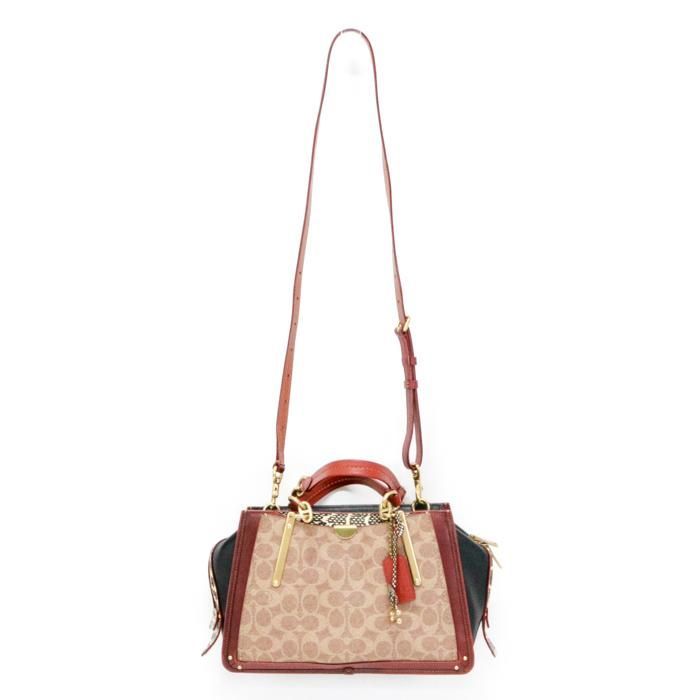 askc出品 コーチ COACH ドリーマー レザー PVC スネークスキン