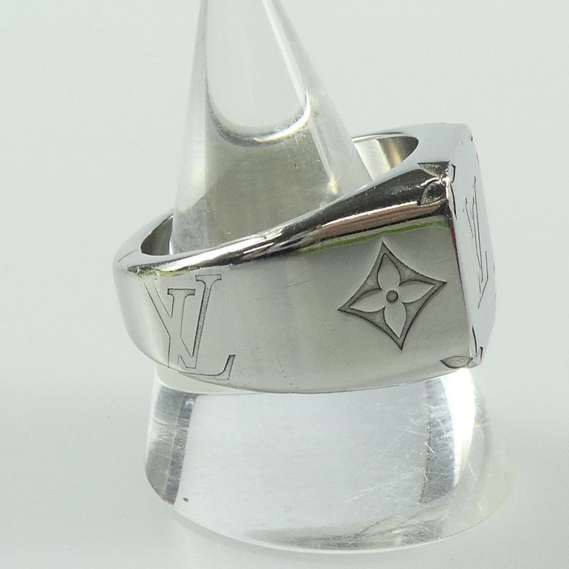 送料込☆ルイヴィトン シルバー色 モノグラム 指輪 リングMサイズ 楽天市場】【ジュエリー】LOUIS VUITTON ルイ ヴィトン