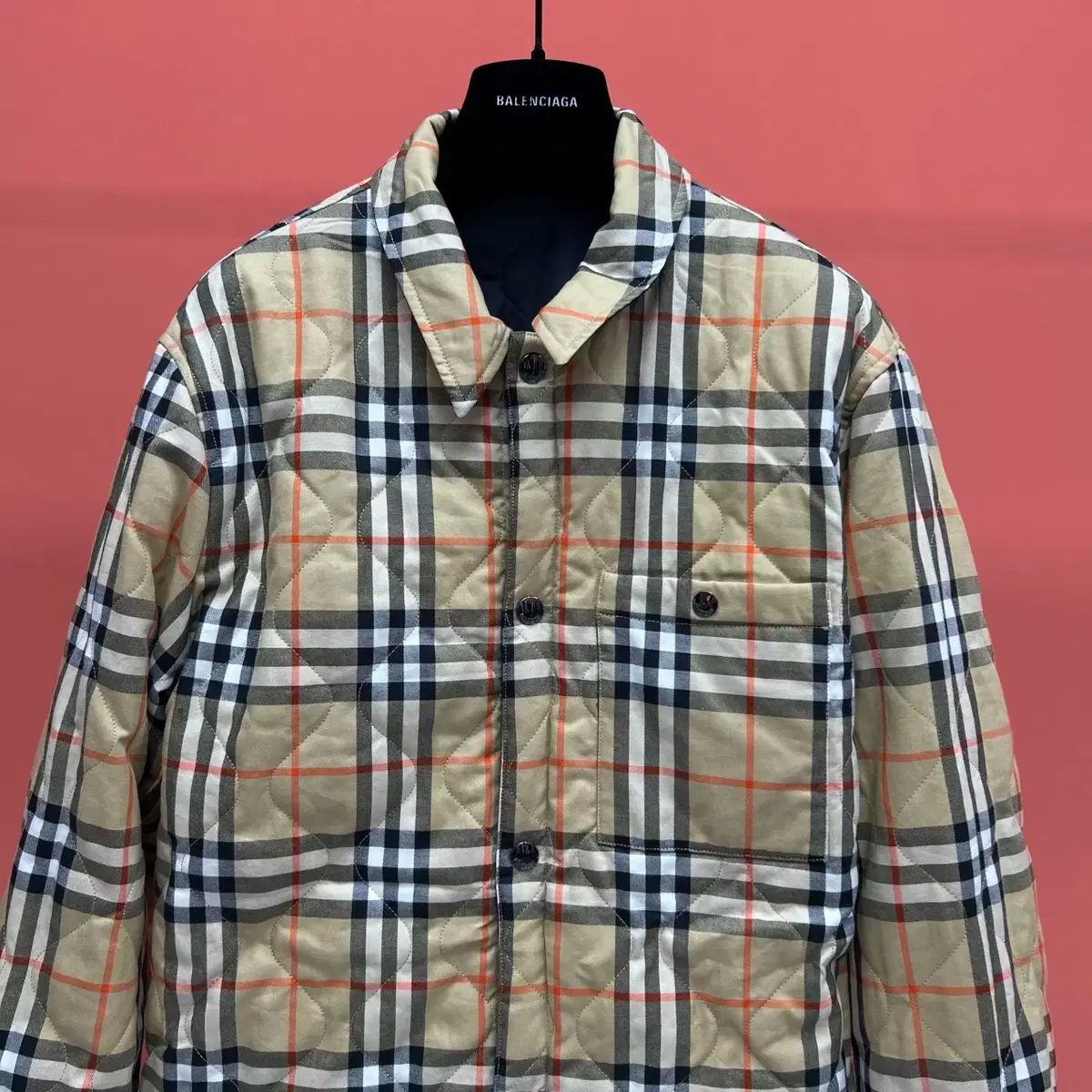 美品 レア　バーバリーブラウン系チェック カジュアルジャケット【y2k】 BURBERRY(バーバリー ) ユニセックス カジュアル ロゴ ベージュ