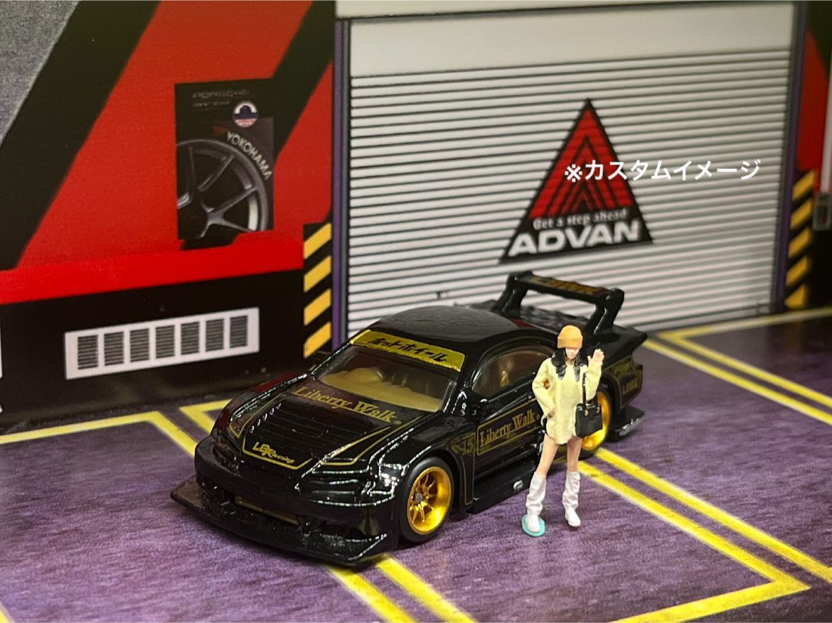 1/64 カスタムホイール 4台分 CE28風 シルバー＆ゴールド