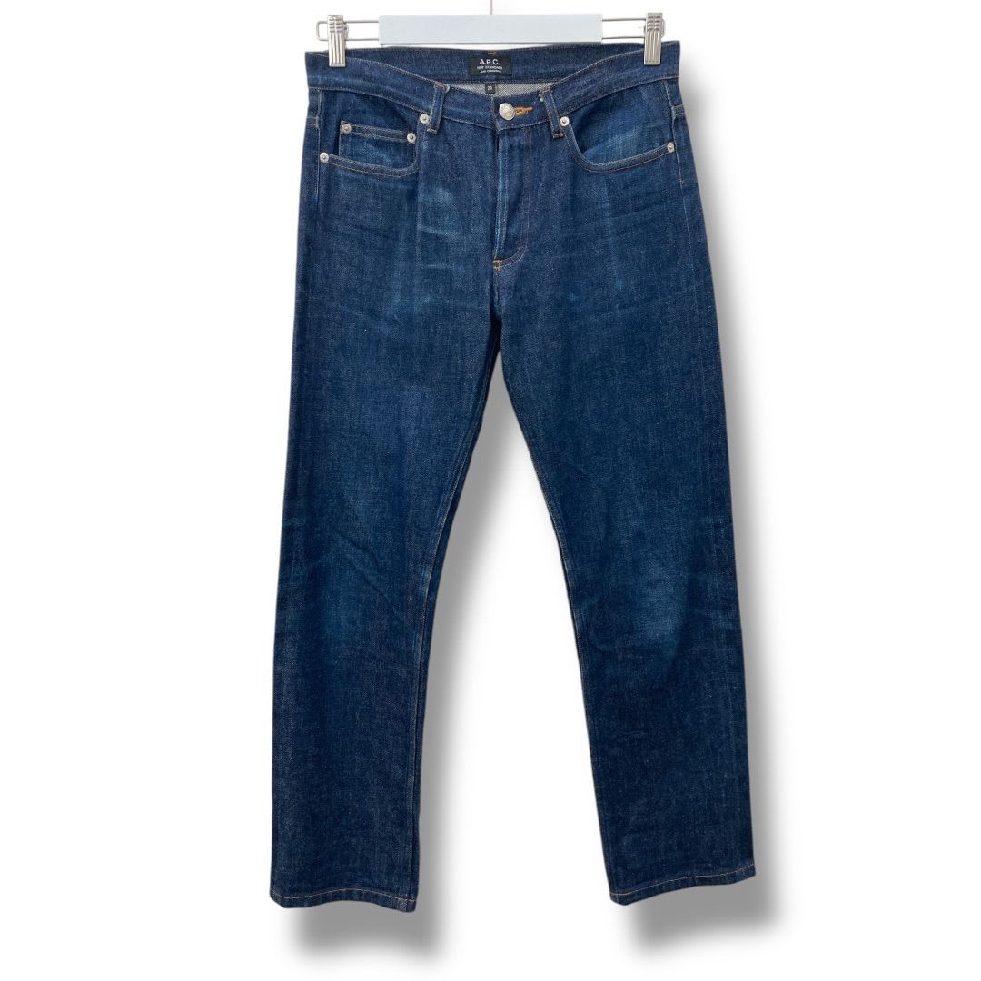 【濃紺】A.P.C. アーペーセー 赤耳　セルビッジ 日本製　大き目　表記S A.P.C. アーペーセー NEW STANDARD セルビッジジーンズ デニム