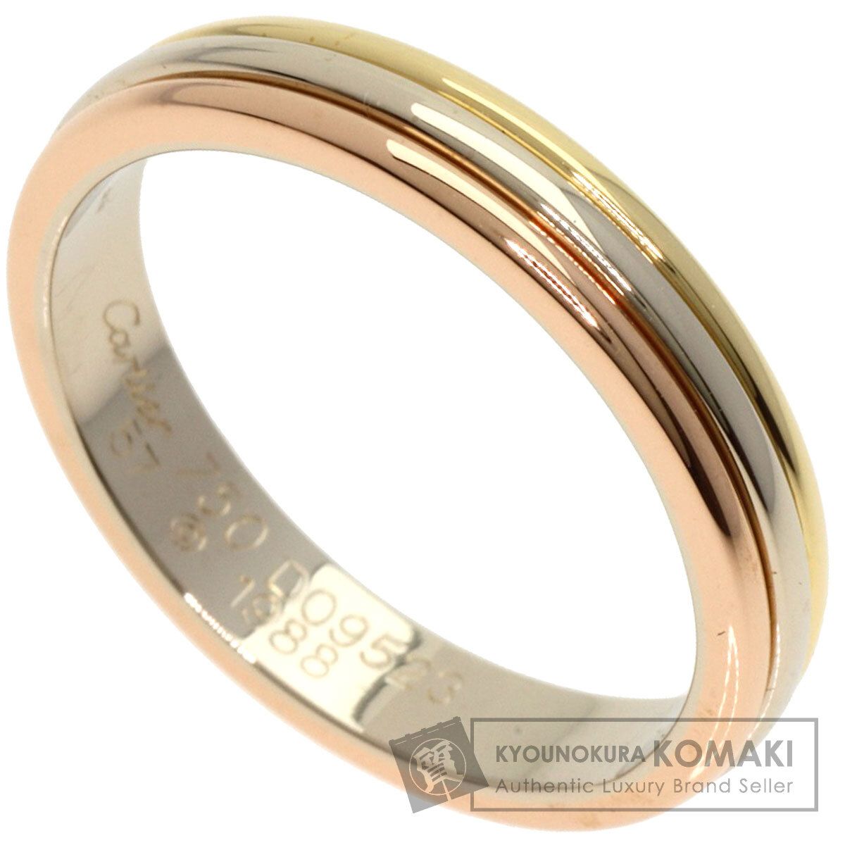 CARTIER カルティエ スリーカラー #57 リング・指輪 K18YG K18PG K18WG  