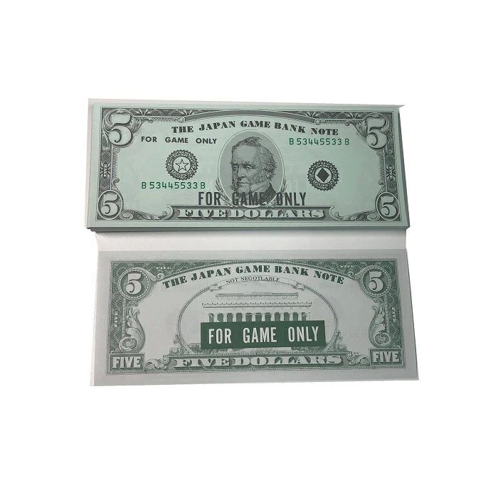 ゲーム用ドル紙幣 】1$ 5$ 10$ 20$ 50$ 100$ ドル札 にせ札 紙幣
