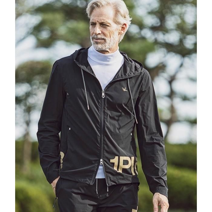 1PIU1UGUALE3】GOLF NECK WARMER 1PIU1UGUALE3 ブラック ネックウォーマー