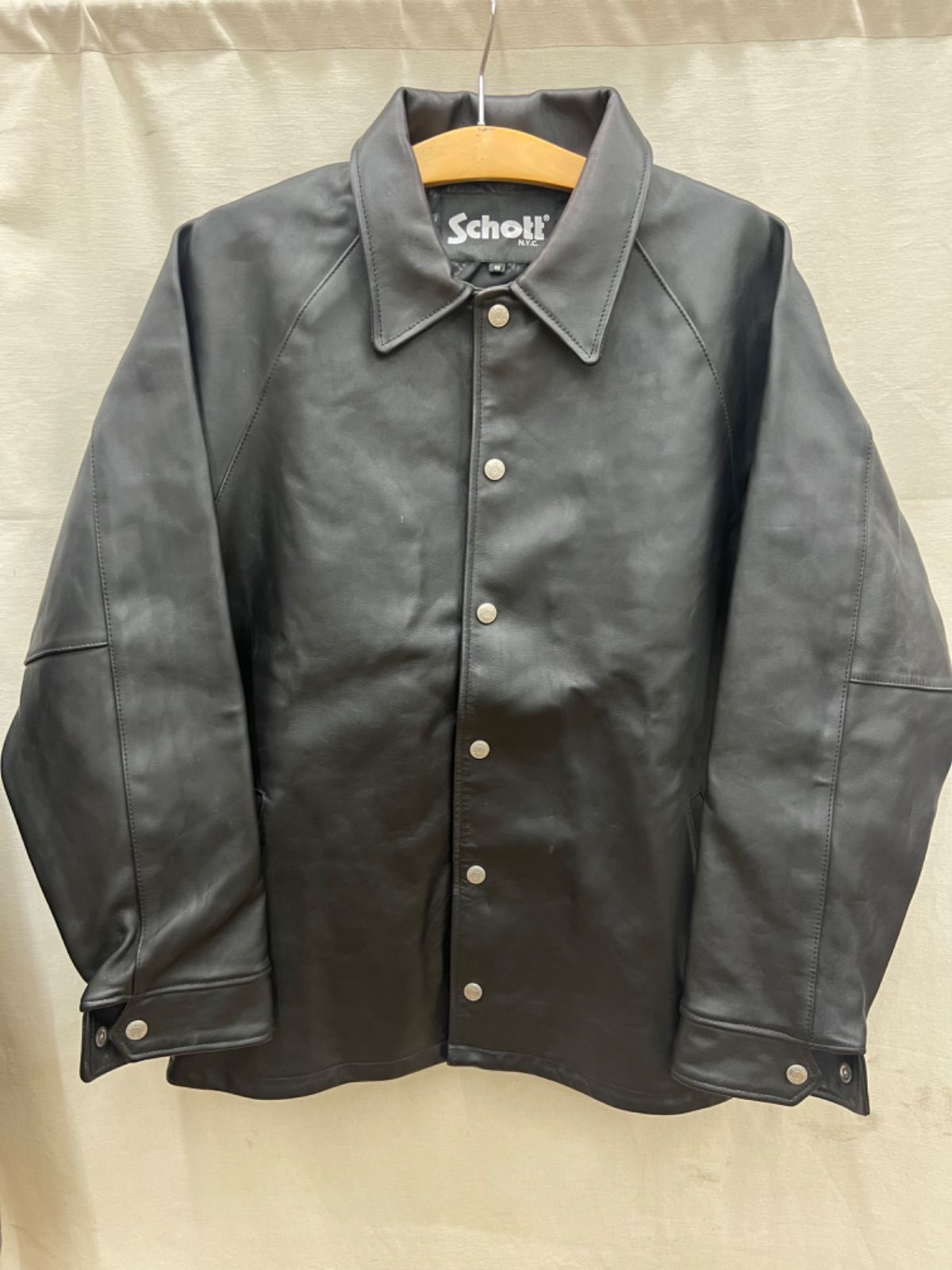 Schott ショット ラムレザー コーチジャケット mtk006 f172