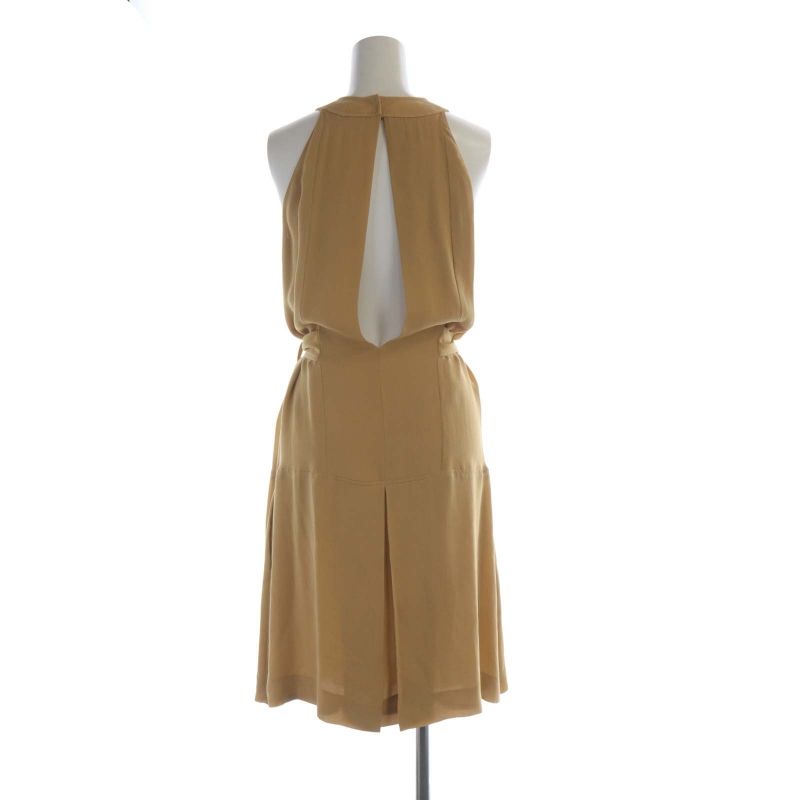 Chloe ノースリーブワンピース クロエ CHLOE ノースリーブ ワンピース マキシ ロング ベルト 絹