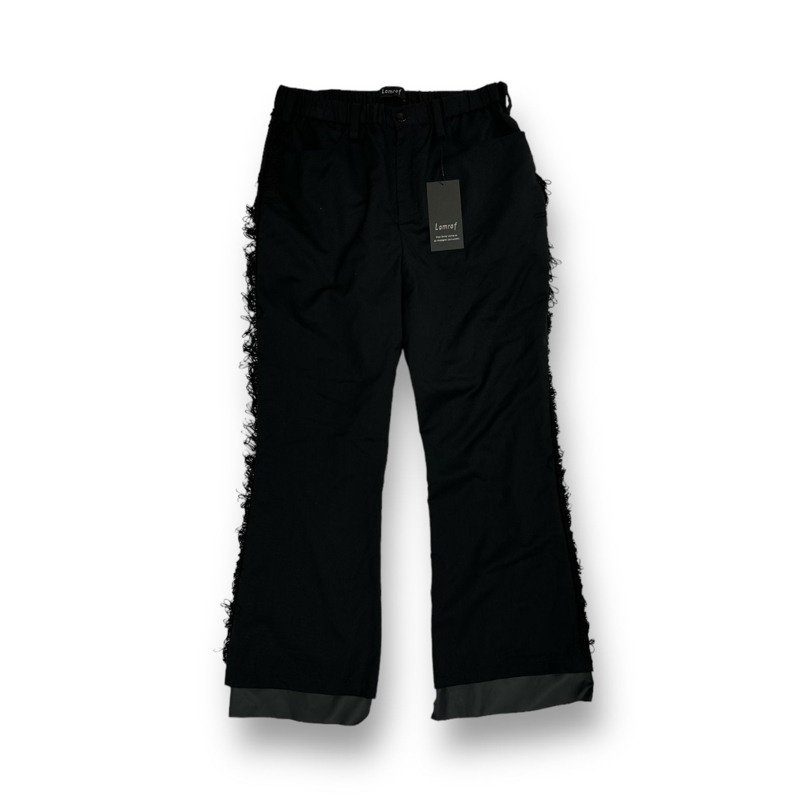 新品 Lamrof 24SS フリンジパンツ イージパンツ ラムロフ