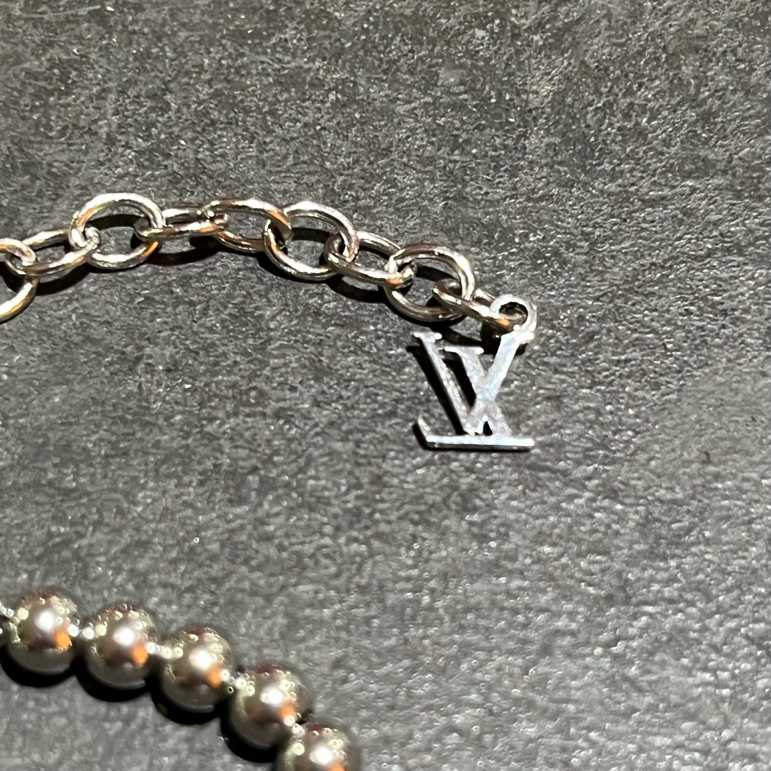 定価52800円 国内正規 購入レシート付き LOUIS VUITTON LV ナノ ビーズ