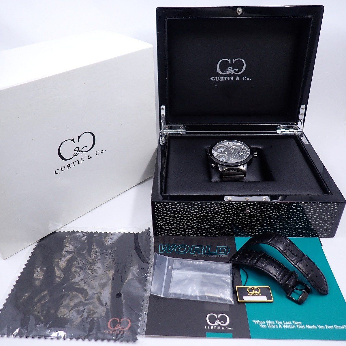 CURTIS&Co カーティス ビッグタイムワールド 4タイムゾーン 999本限定