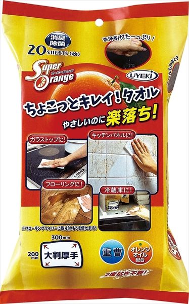 まとめ買い-48点セット スーパーオレンジちよこっとキレイ タオル ＵＹＥＫＩ 食器用洗剤 自然派