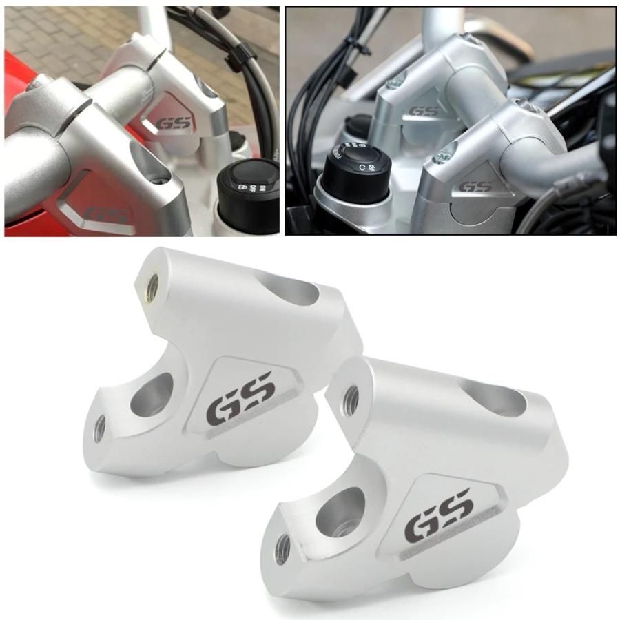 BMW R1200GS LC R 1200GS ADV R1250GS 2014-2018 アドベンチャー ハンドルバーライザークランプ プルバックライザー