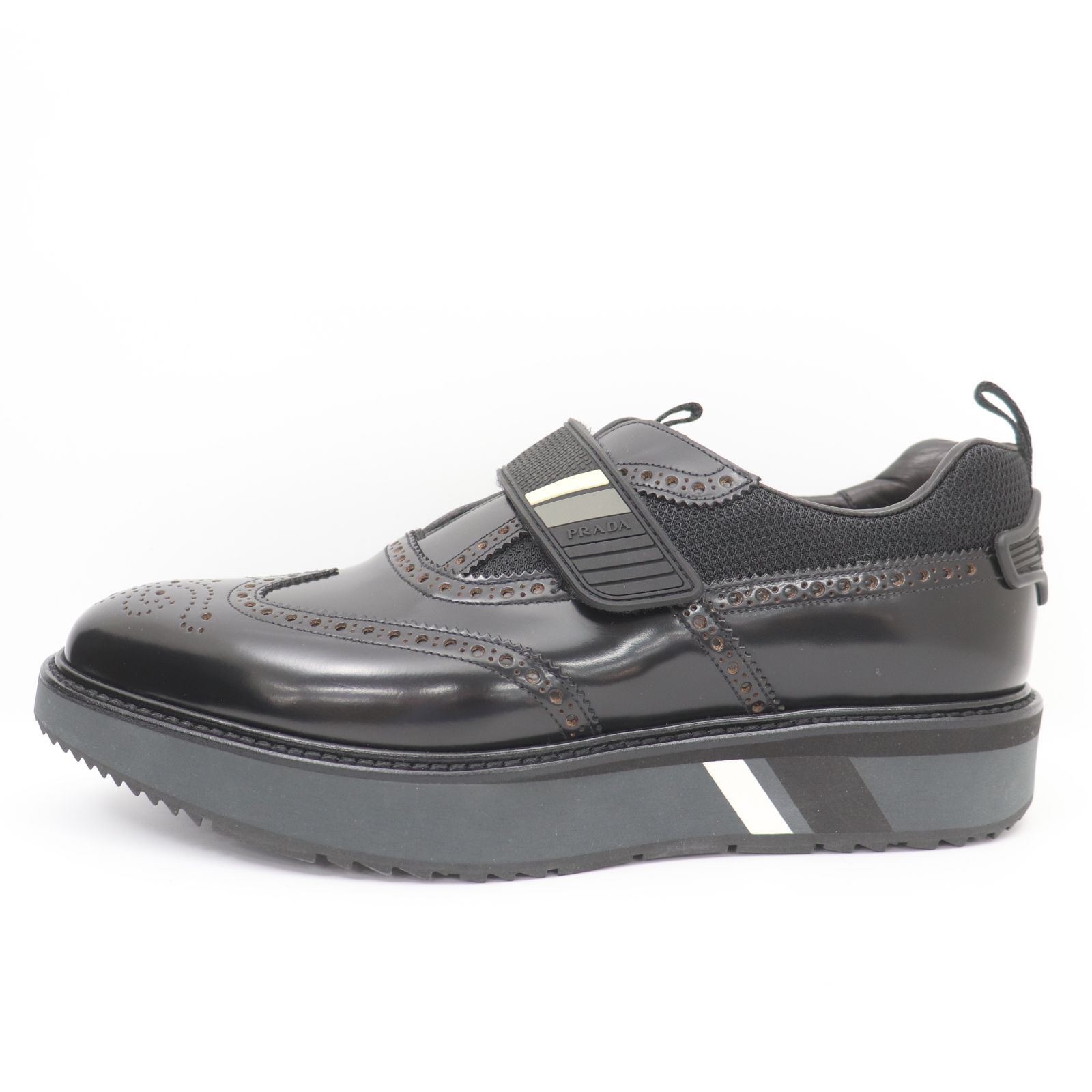 ITQGTT3AS02W PRADA プラダ レザー スニーカー ベルクロ 2EG234