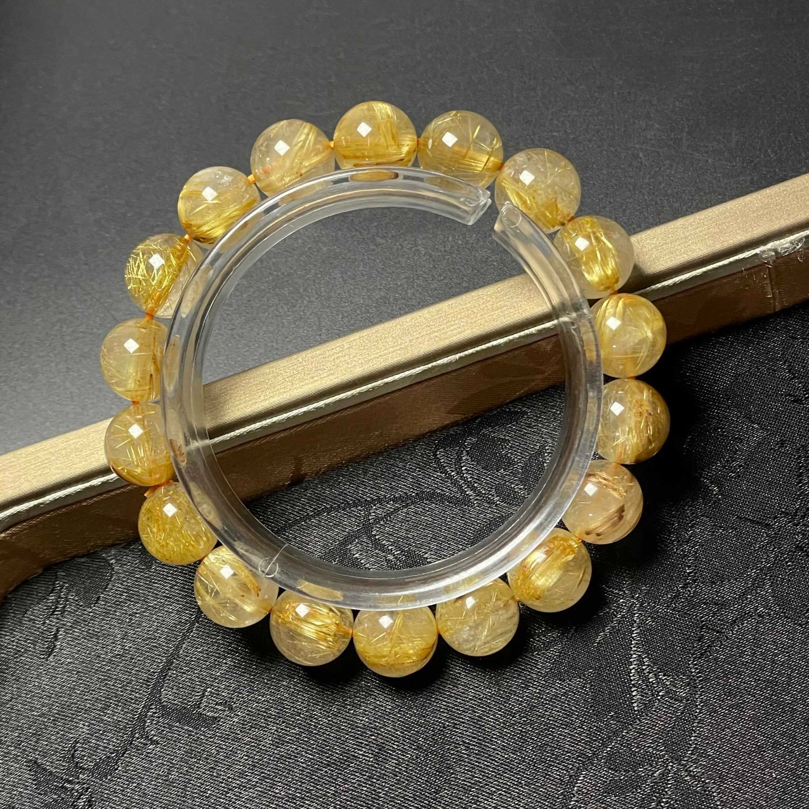 極上タイチンルチルクォーツ 8mm 金運・財運・勝負運 高波動