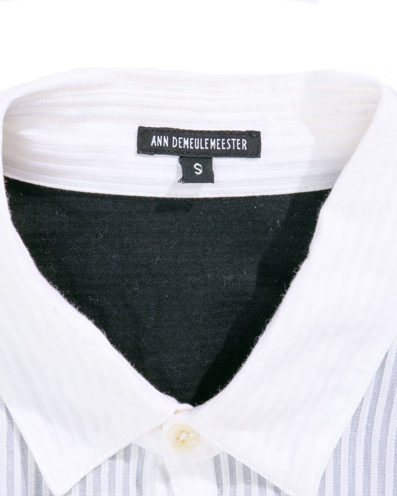 Ann Demeulemeester アン ドゥムルメステール 切替シャツ - メルカリ