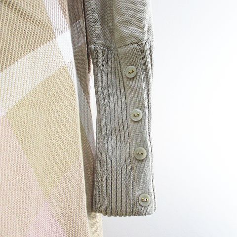 ブルーレーベル クレストブリッジ 長袖　ニット　ワンピース ブルーレーベルクレストブリッジ BLUE LABEL CRESTBRIDGE ニット