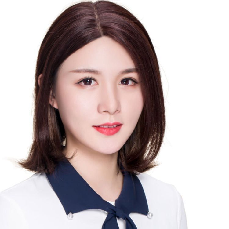 人毛 25cm 30cm 35cm ウィッグ ロング ストレート ポニーテール トップカバー 医療用ウィッグ 手植え ショート ウィッグ 総植え 人毛 総手植え ミセス 自然 フルウ wxn01743