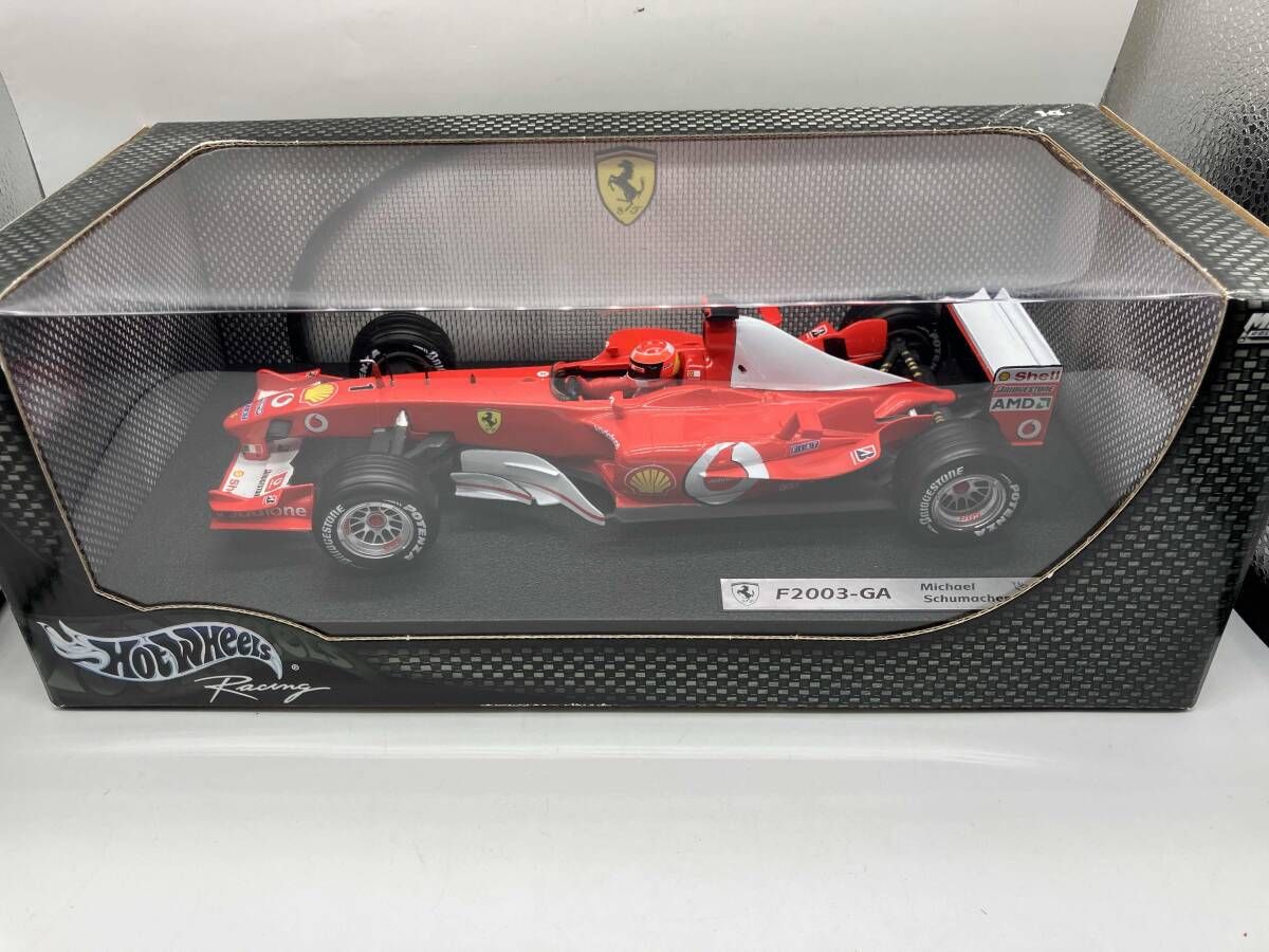 F2003-GA ホットウィール ミハエルシューマッハ 1⁄18未開封 フェラーリ