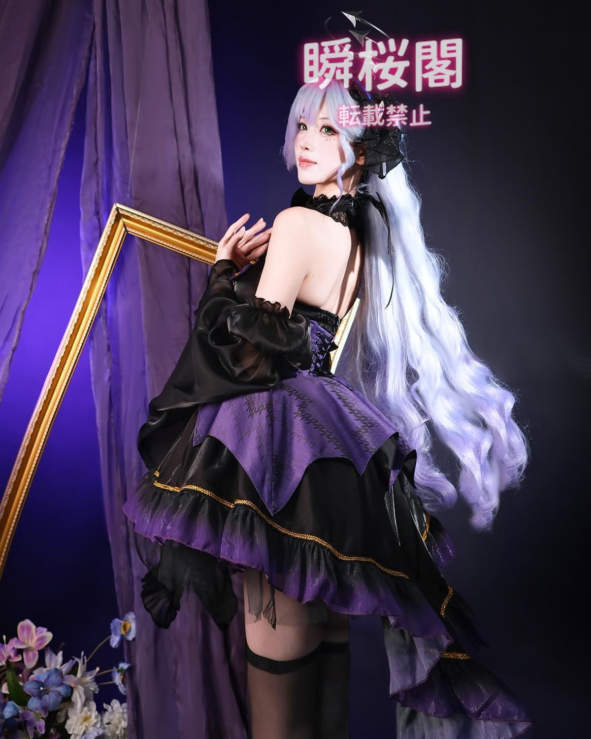 ぴい　スタレ　ロビン+花火　コスプレウィッグオーダー 崩壊スターレイル HonkaiStarRail 花火-Sparkle コスプレ