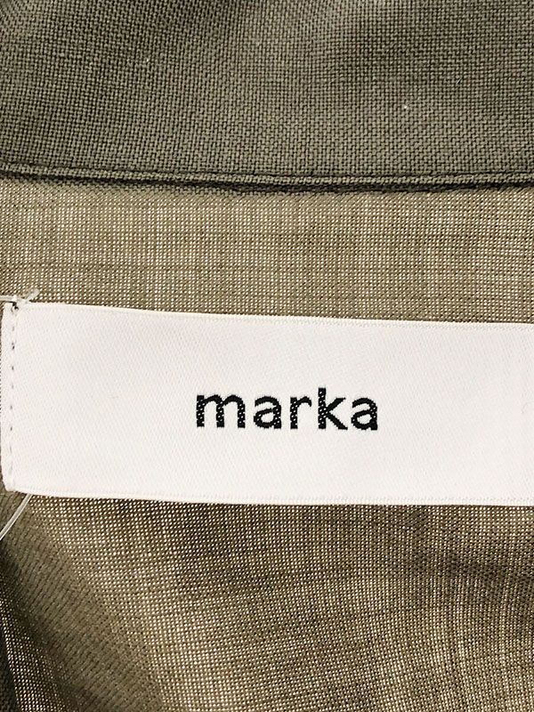 marka マーカ 19SS FLAP POCKET SHIRTS ウールモヘア ショートスリーブ 