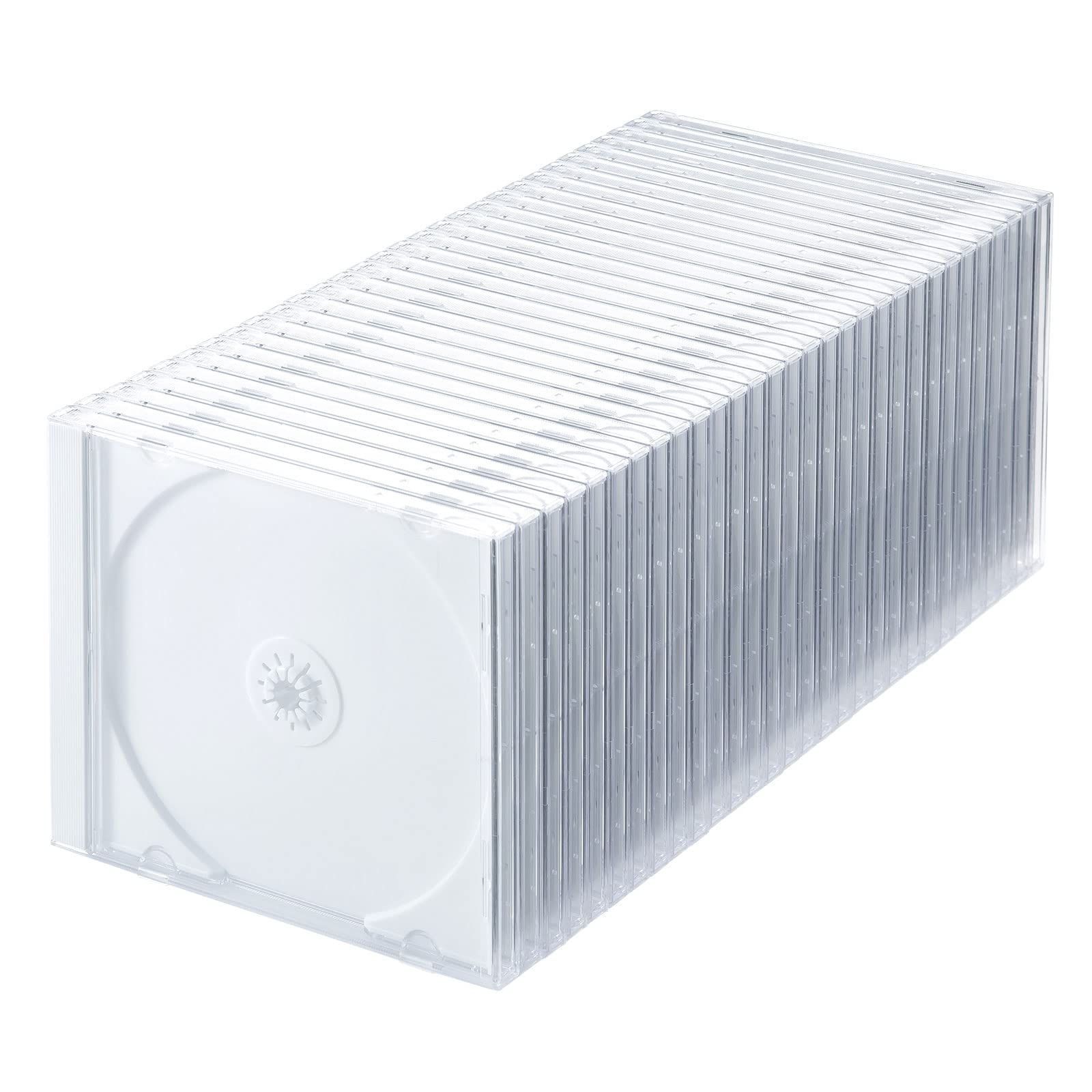 【在庫処分】Blu-ray・DVD・CDケース(30枚セット・ホワイト) FCD-PN30WN Supply) サンワサプライ(Sanwa
