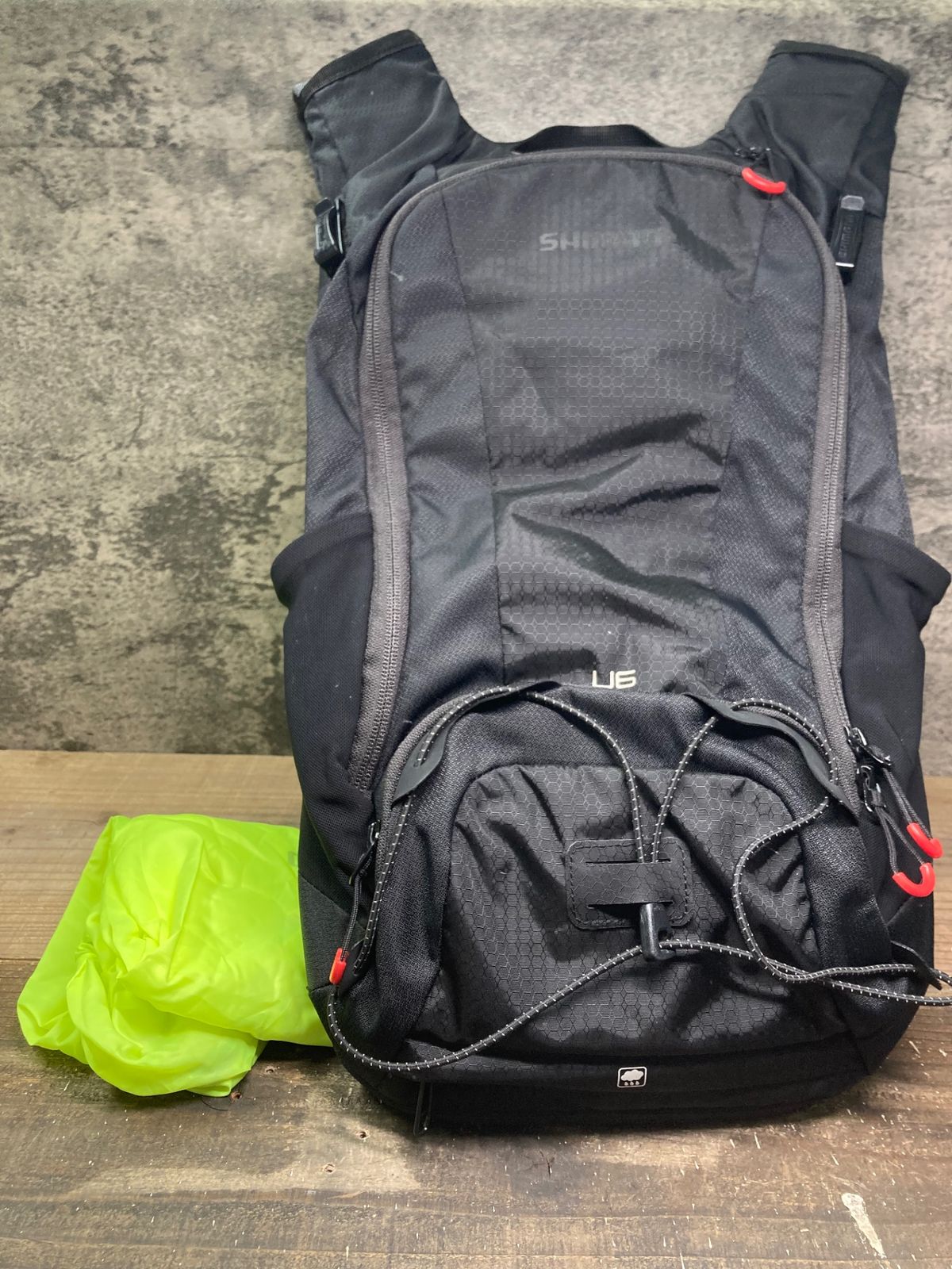 IO729 シマノ SHIMANO U6 リュック バックパック 黒