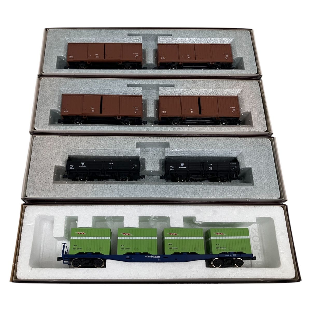 KATO 1-808 809 801 ワム80000 トラ45000形 無蓋車 コキ 10000