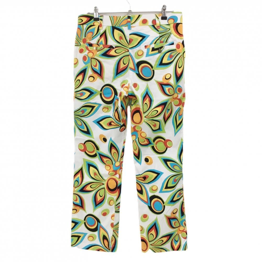 美品】ラウドマウス パンツ 白×マルチカラー 総柄 シャガデリック