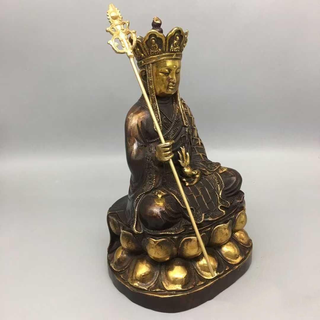 仏教美術 銅像 仏像 地蔵王仏像 家内供養 装飾品 工芸品 置物