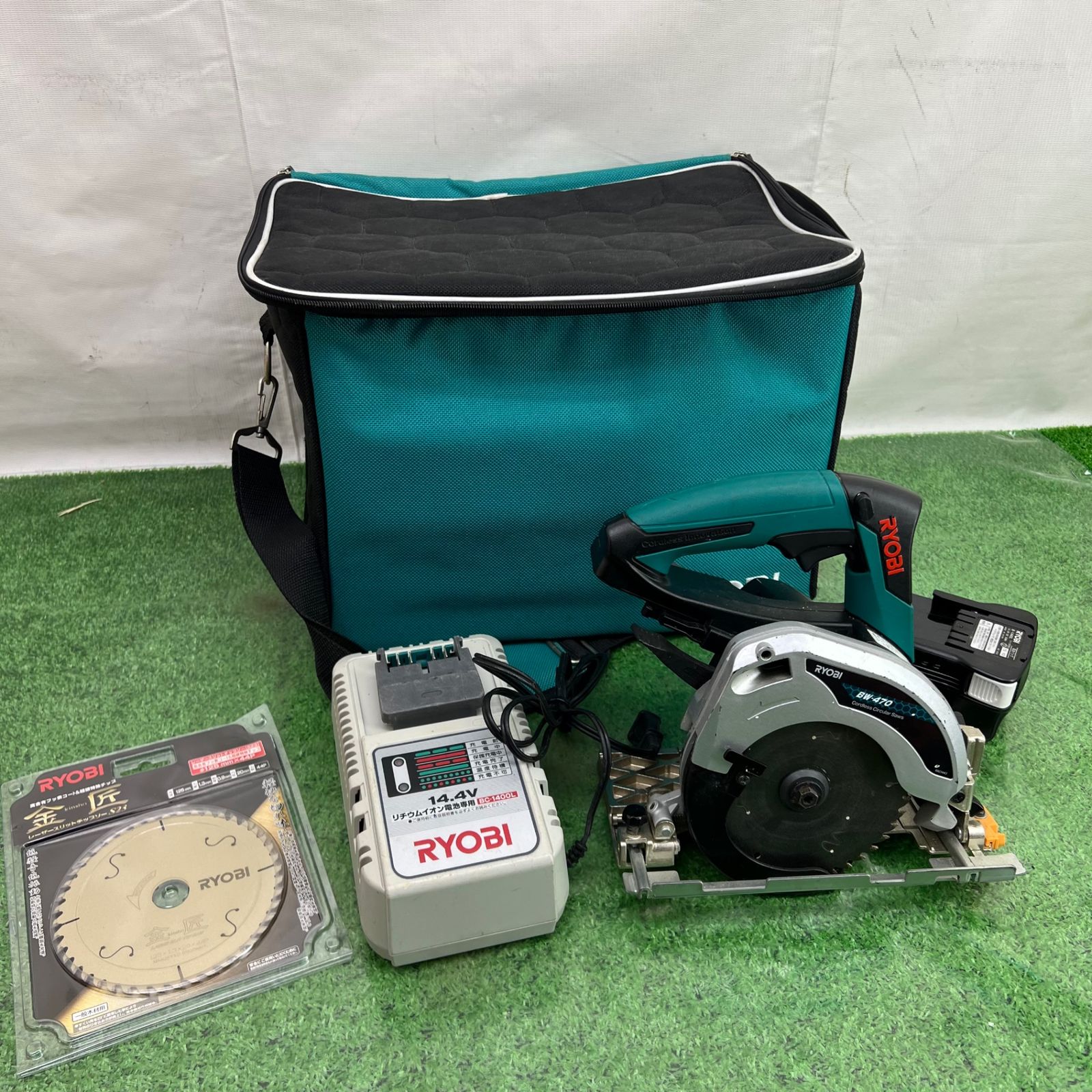 〇リョービ(RYOBI) コードレス丸ノコ BW-470【町田店】 - メルカリ 〇リョービ(RYOBI) コードレス丸ノコ BW-470【町田店】 - メルカリ