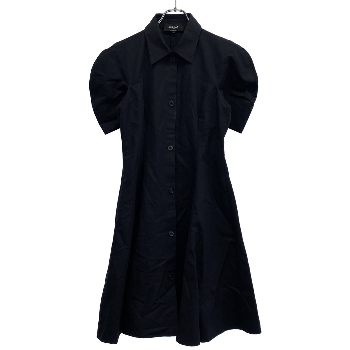 ROCHAS ロシャス 25SS ドレスワンピース ネイビー 42