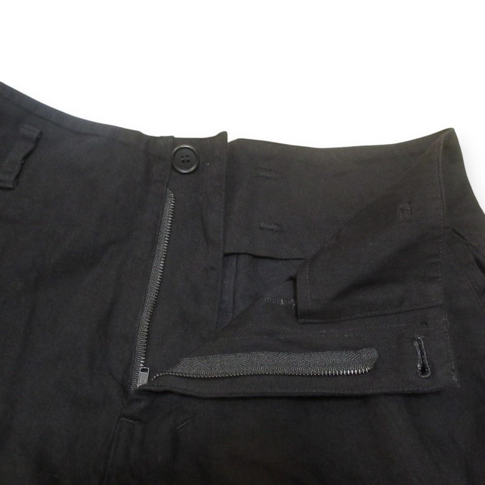 美品 23SS LIMI feu リミフゥ カッティングスリット ワイドデニム  