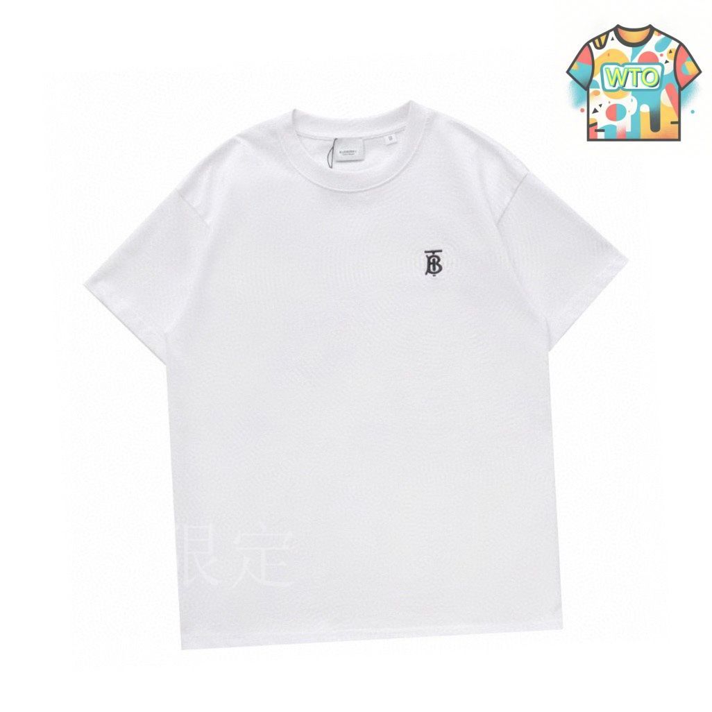 BURBERRY TB ロゴ刺繍Tシャツ Black Tb Embroidered Logo T-shirt | The Webster