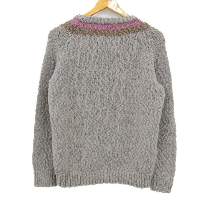 【カシミヤ•シルク混】マドモアゼルノンノン　ケーブルニットカーディガンM マドモアゼルノンノン ニット カシミヤ•シルク混】マドモアゼル