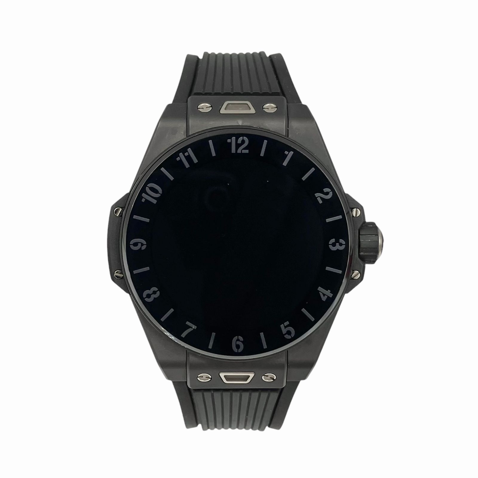 HUBLOT ウブロ 440.CI.1100.RX 1507884 クォーツ ビッグ バン eブラックセラミック クロノグラフ 稼働品 ブラック W0412RL3XH