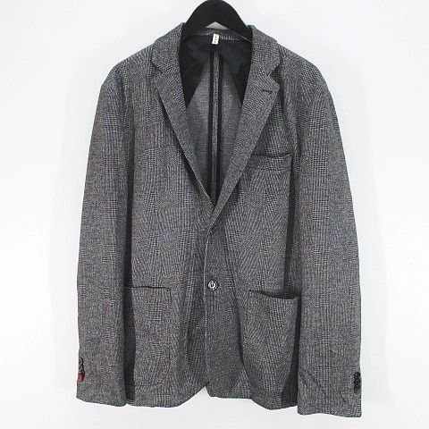 入手困難✨ロロピアーナ テーラードジャケット シルク リネン チェック 入手困難✨ロロピアーナ テーラードジャケット シルク リネン グレン