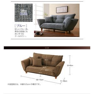 ソファー Triar ブルー 木脚10cm ブラウン 脚が選べるカウチソファ Triar トリアール 代引不可 NEXPOTALLINN_EU