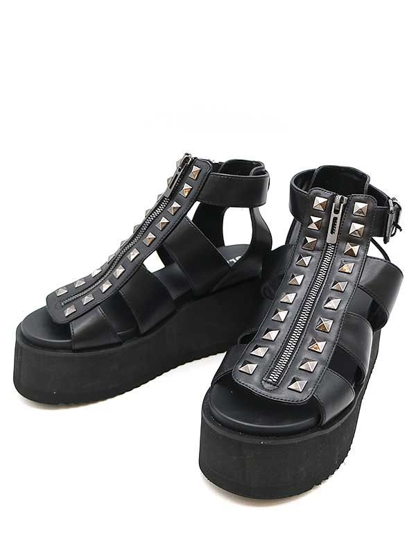 HYSTERIC GLAMOUR ヒステリックグラマー 23SS STUDS ウェッジソール