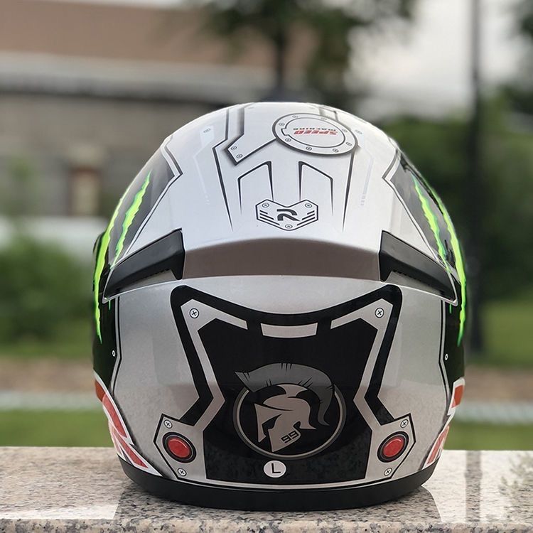 可愛いバイクヘルメット フルフェイス 男女兼用 原付・電動バイク対応M